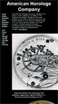 Mobile Screenshot of americanhorologe.com